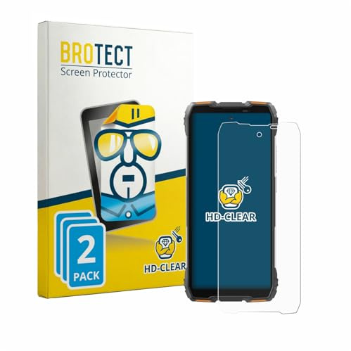 BROTECT 2 Stück Schutzfolie für Blackview Oscal Pilot 6 Displayschutz Folie Made in Germany, Ultra-Klar
