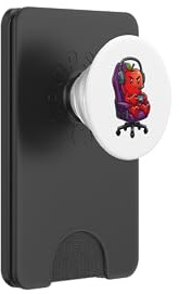 Gamer Red Apple Fauteuil de Gaming Violet PopSockets PopWallet pour MagSafe
