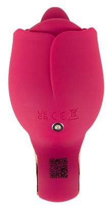 You2Toys Zungenvibrator Oral Fun – Klitoris Vibrator mit leckendem Zungenaufsatz & Vibration, 8 Stimulationsmodi, Silikon, USB wiederaufladbar, leise, Sexspielzeug für Frauen, pink