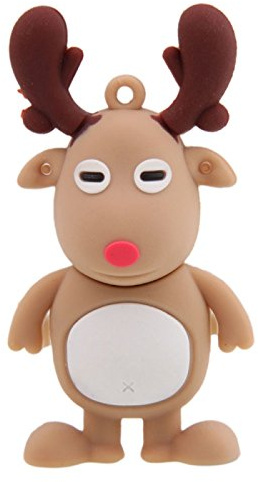 AcGoSp 16 GB Weihnachtsdeko Elch USB Flash Drive