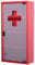 HOMCOM Edelstahl Medizinschrank Arzneischrank Erste Hilfe Schrank mit Schloss (Modell 3)