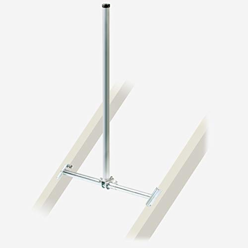 Fuba DSP 130 Dachsparrenhalter - (TÜV-geprüft für Satellitenschüsseln bis 1,0m Durchmesser)* - Halterung Sat Antenne Dachmontage - Breite: 52cm bis 85cm, Höhe: 130cm, Ø 48mm, Kabeldurchführung