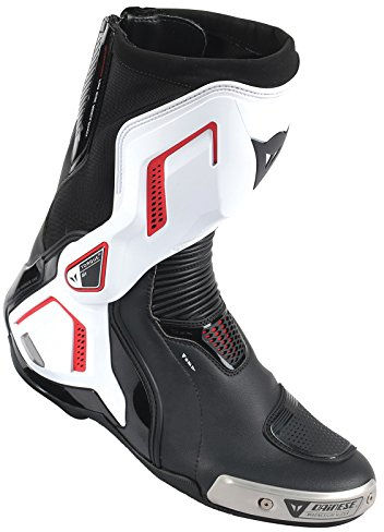 Dainese-TORQUE D1 OUT AIR Stivali da moto , Nero/Bianco/Lava-Rosso, Taglia 43