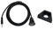 zdyCGTime 3.5 mm mâle vers 3.5 mm femelle de voiture camion Tableau de bord étanche Montage encastré 3.5 mm 1/20,3 cm d'extension avec panneau de montage pour voiture bateau kit