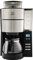 Melitta AromaFresh - Filterkaffeemaschine - integriertes Mahlwerk - mit Glaskanne - Timer Funktion - Tropfstopp - 10 Tassen - Schwarz (1021-01)