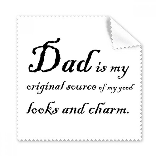 Original Source Dad Festival Quote Glasses Cloth Cleaning Cloth Gift Phone Screen Cleaner 5pcs