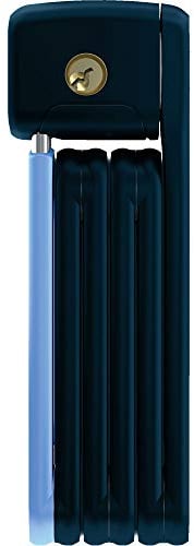 ABUS Faltschloss Bordo Lite Mini 6055/60 - Extra-leichtes Fahrradschloss aus Spezialstahl - ABUS-Sicherheitslevel 7 - 60 cm - Dunkelblau-Hellblau
