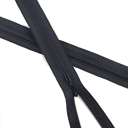 Leekayer Invisible Nylon Coil Zipper,Clothing Zipper,DIY Sewing Tools for Craft (24 inch,Black) 20 Pcs | Leekayer Invisible Nylon Coil Zipper,Clothing Zipper,DIY Sewing Tools for Craft (24 inch,Black) 20 Pcs