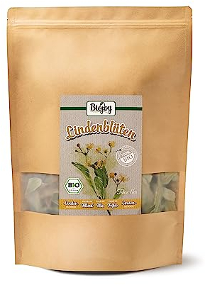 Biojoy BIO-Lindenblüten getrocknet (100 g), ganze Blüten für Lindenblütentee (Tiliae flos)