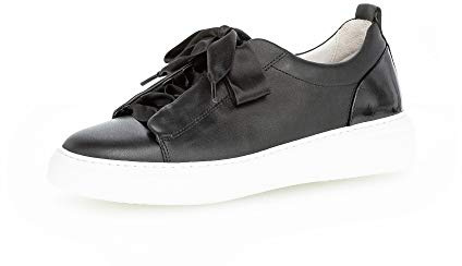 Gabor Sneaker, Nappa/Lack, schwarz, Best Fitting, Wechselfußbett 63.315.27, Größe 43