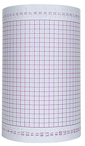 100 Stück/Rolle 24 Stiche Lochkarte Transparente Rote Lochkarte Kleidung Fabrik Strickmaschinen Zubehör