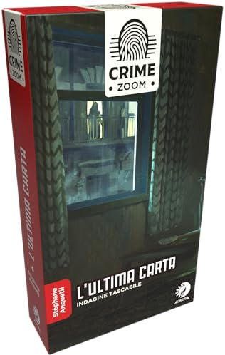 Asmodee, Crime Zoom: Die letzte Karte, Detektiv-Kartenspiel, 1-6 Spieler, 12+ Jahre, italienische Ausgabe