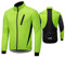 HOMTOL Herren Fahrradjacke Winter Thermal Radjacke Wasserdicht winddicht regenfest dicke Jacke Fleecejacke radtrikot Atmungsaktive Fahrrad Windjacke für Radsport MTB Laufen Wandern