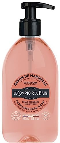Le Comptoir du Bain Savon de Marseille Pamplemousse Rose 500 ml