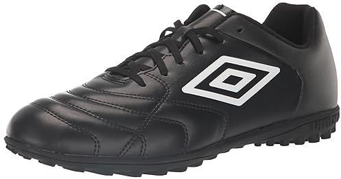 Umbro Men's Classico XI TF Soccer Turf Shoe, Black/White, 9.5