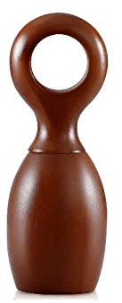 CAFFIA Conjunto de molinillo de sal y pimienta de madera - Botella de molienda manual Muela de mar sal de sal de sésamo Pimienta negra Grano Grinder Pepper Mills (Size : Small)