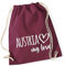 Huuraa Sporttasche Austria my love Geschenk 12 Liter Burgundy Baumwolle Austria Überraschung