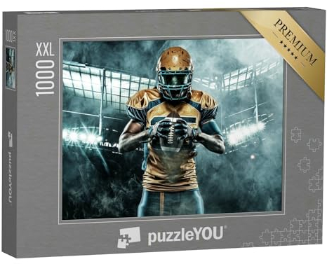 Puzzle 1000 Teile XXL „American-Football-Spieler“ – aus der Puzzle-Kollektion Sport, Menschen
