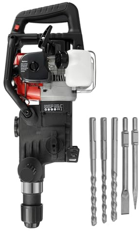 Petrol Hammer Drill Cordless 2 Stroke 1.5N.m/5000rpm Rotary Breaker Chiselling Demolition Jackhammer Power