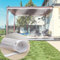 Abdeckplane Wasserdicht Mit Ösen, 1.8x1.8m Transparente PVC Gewebeplane, Schutzplane, Bootsplane, Zeltunterlage für Camping & Outdoor, Garten, Abwaschbar - Viele Größen Schutzplane Poolplane