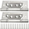 CEEYSEE 2PCS Door Hinge Stainless Steel Ball Bearing Butt 4 Inch Door Flush Hinges for Door, Cabinets and Wardrobes (4in-ZMHY)