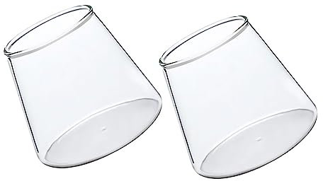 TOPBATHY 6 Pièces verre à cocktail tasses à café verres à nervures verre à bière mont fuji verres à eau tasses en verre ustensiles de cuisine contenants de cola jus Coupe verre à whisky