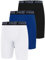 EXARUS Kompressionsshorts für Jugendliche, Jungen, Seitentasche, Sportunterwäsche, Laufen, Sport, Fußball-Shorts, Shorts ohne Taschen, Set 1, 12 Years