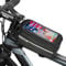 Fahrradtasche Rahmen, Fahrradtasche Lenker für Handys unter 7 Zoll, Fahrrad Rahmentasche, Handytasche Montainbikes Wasserdicht, Lenkertasche Fahrrad, mit TPU-Touchscreen, für Montainbikes, Ebikes
