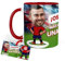 Anak Anak Tazas desayuno Futbol - Taza personalizada con caricatura y nombre - Tazas originales para regalar fanáticos futbol - Taza de futbol Español - Tazas de cafe 350 ML - Regalos (Osasuna)
