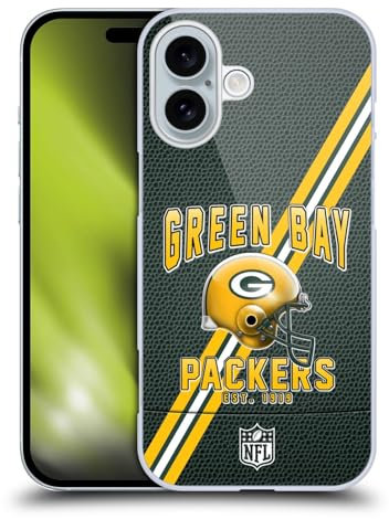 Head Case Designs Offiziell Zugelassen NFL Banner Green Bay Packers Logo Art Harte Rueckseiten Handyhülle Hülle Huelle kompatibel mit Apple Apple iPhone 16