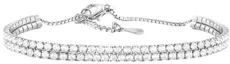 Sofia Milani - Damen Armband 925 Silber - Zirkonia Anhänger - B0389