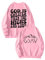 Topassion 2024 Christliches Sweatshirt Oversize Kordelzug Pullover Rundhals College Letter Pulli mit Taschen God is Greater Than The Highs and Lows Bibelvers Langarmshirt Religious Pullover(Pink,3XL)