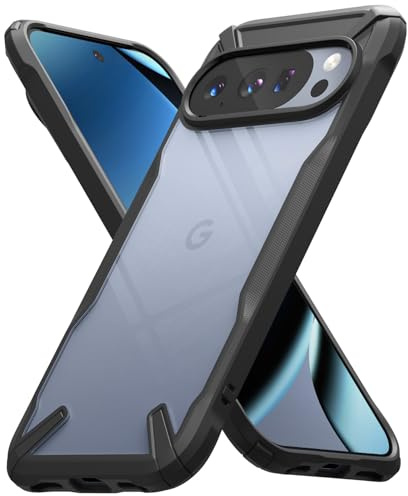 Ringke for Google Pixel 10 Pro / 10 Case, Fusion-X (Black) | Heavy Duty Protection, Shockproof X-Frame, Scratch Resistant PC Back, Non-Slip Side Grip