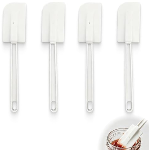 4 Pcs Maryse Pâtisserie Professionnel Spatule Cuisine en Caoutchouc, Maryse Patisserie Professionnelle RéSistante à La Chaleur, Spatule Maryse Flexible AntiadhéSive, Cuisine Pour MéLange Raclage