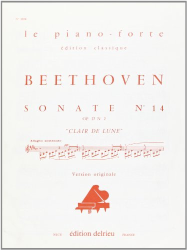 SONATE N14 OP.27 N2 CLAIR DE LUNE --- PIANO