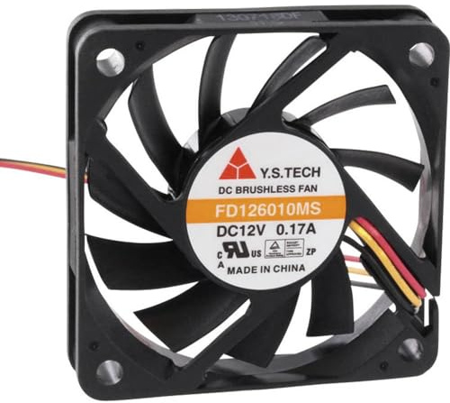 n.A. Ventilateur axial FD126010MS(1F5) 12 V/DC 35.7 m³/h (L x l x h) 60 x 60 x 10 mm 1 pc(s)