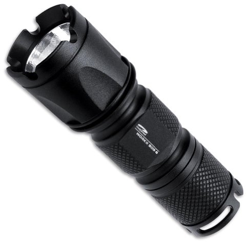 LiteXpress LXL435001 Workx SOS 6 Aluminium-Taschenlampe, 1 Cree Hochleistungs-LED, Lichtleistung bis zu 125 Lumen, stufenlos dimmbar, SOS-Flashing für Notsituationen, Stunden, schwarz