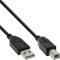 InLine 20969 Cavo USB 2.0, Type a Maschio a Type B Maschio, 1M Nero