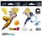 Abysse Corp Dragon Ball -Stickers - 16x11cm/ 2 Sheets - DBZ/ Goku-Vegeta X5