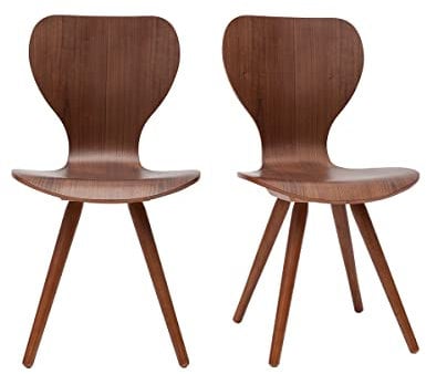 Chaises Vintage Finition Noyer (Lot de 2) NORDECO