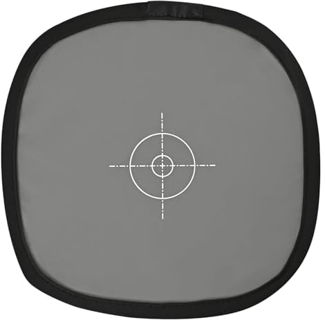 Lightdow Grey Cards 12x12 (30x30cm) White Balance 18% Gray Reference Reflector Grey Card with Carry Bag [Folded Version]