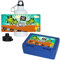 Eurofoto Brotdose + Trinkflasche Set mit Namen Emil und schönem Piraten-Motiv für Jungen | Aluminium-Trinkflasche | Lunchbox | Vesper-Box