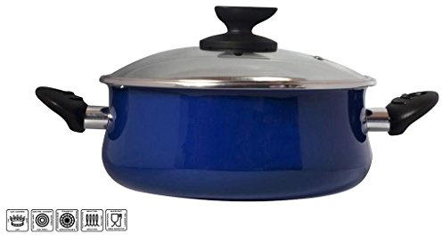 MAGEFESA 2454140031 - Cacerola de Acero esmaltado danubio 20 cm - Azul