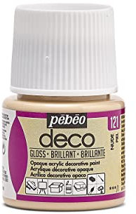 PEBEO - Pintura acrílica multisoporte - Color opaco - Acabado brillante - Color nude - 45ml