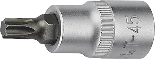 Kayser T50 1/2 Zoll Innen-TORX Schlüsselbit für Vierkantantrieb, 55 mm