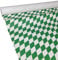 JUNOPAX Papiertischdecke 50m x 1,15m Raute grün-weiß, nass- und wischfest