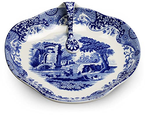Spode Spode Blue Italian Handled Tray by Spode