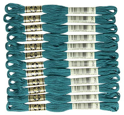 DMC 6-Strand Embroidery Cotton Floss, Dark Teal Green