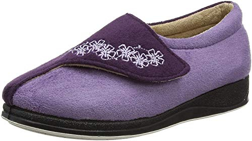 Padders Damen Umarmung Niedrige Hausschuhe, Lila Lila Lila Flieder