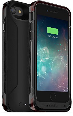 mophie Juice Pack Flex Battery case - Apple iPhone 8 or iPhone 7 - Maximum Protection - ISO-Flex - Wireless Charging - Slim - Up to 100% Extra Battery- Black